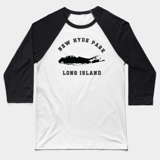 New Hyde Park Long Island (Light Colors) Baseball T-Shirt